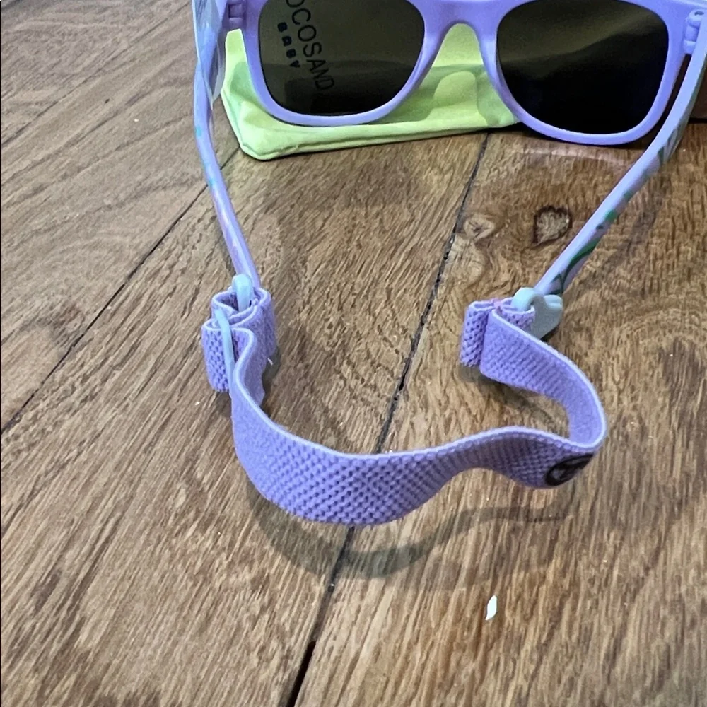 NWT Cocosand (Baby/Toddler) Purple and Green Sunglasses